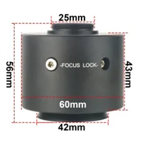 KOPPACE 0.5X可调焦显微镜接口 42mm显微镜安装接口